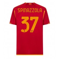 Maglie da calcio AS Roma Leonardo Spinazzola #37 Prima Maglia 2023-24 Manica Corta